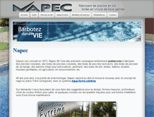 Tablet Screenshot of napec.com